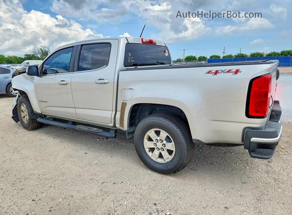 1GCGTBEN8H1211099 2017 CHEVROLET COLORADO Серебряный Задняя правая четверть
