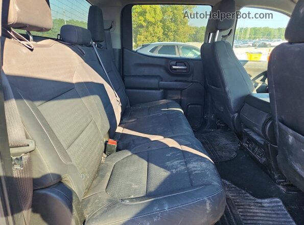 3GCPWCED7KG148459 2019 CHEVROLET SILVERADO Gray უკანა სალონის ხედი