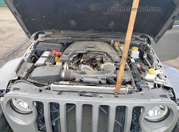 1C6HJTAG9ML535403 2021 JEEP GLADIATOR Gray Вид підкапотного простору