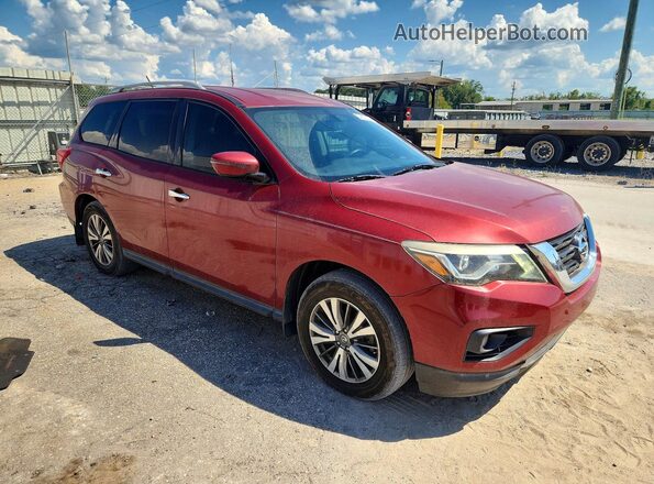 5N1DR2MN2HC610464 2017 NISSAN PATHFINDER Burgundy Vista frontal