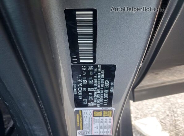 3KPFT4DE1TE314024 2026 KIA K4 Серый Вид наклейки с VIN-кодом