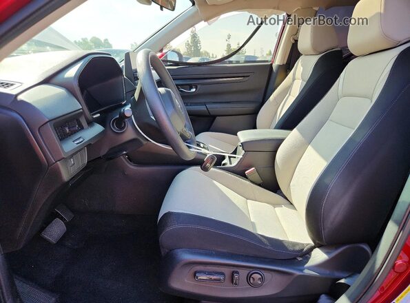 7FARS3H47SE001892 2025 HONDA CR-V Red Front interior view