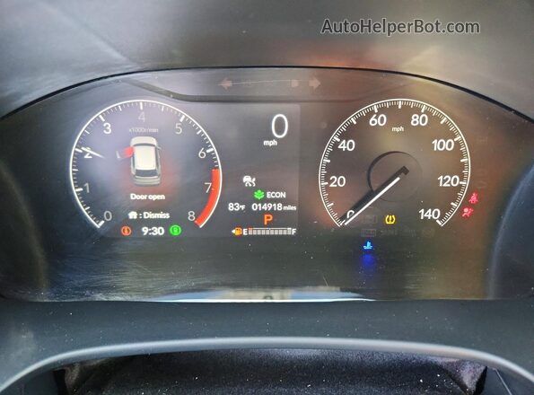 7FARS3H47SE001892 2025 HONDA CR-V Red Instrument cluster view