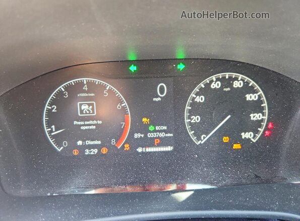 7FARS3H4XPE004843 2023 HONDA CR-V Gray Vista del cuadro de instrumentos