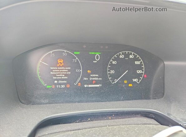 7FARS5H55RE007088 2024 HONDA CR-V Blue ხელსაწყოთა პანელის ხედი