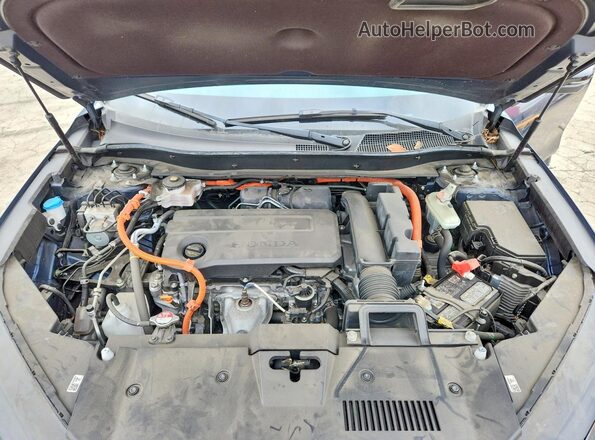 7FARS5H55RE007088 2024 HONDA CR-V Blue ძრავის განყოფილების ხედი