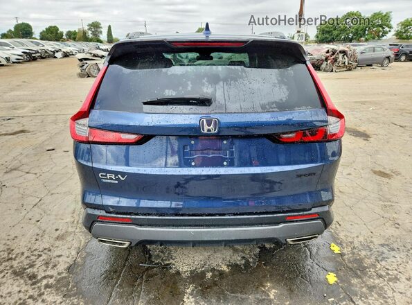 7FARS5H55RE007088 2024 HONDA CR-V Blue უკანა ხედი