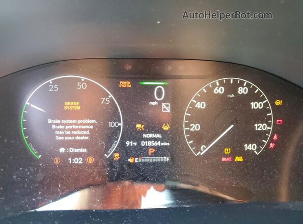 7FARS5H59RE022967 2024 HONDA CR-V Синий Вид щитка приборов