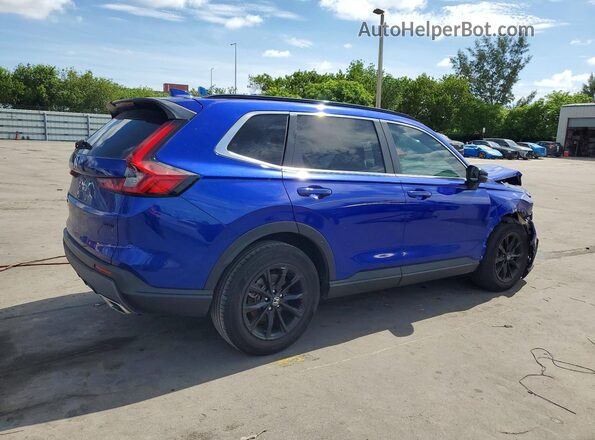 7FARS5H59RE022967 2024 HONDA CR-V Синий Задняя правая четверть