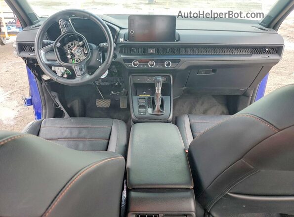 7FARS5H81RE012220 2024 HONDA CR-V Синий Вид панели приборов
