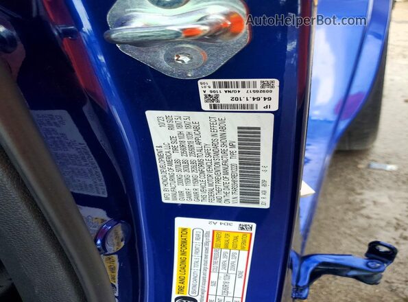 7FARS5H81RE012220 2024 HONDA CR-V Синий Вид наклейки с VIN-кодом