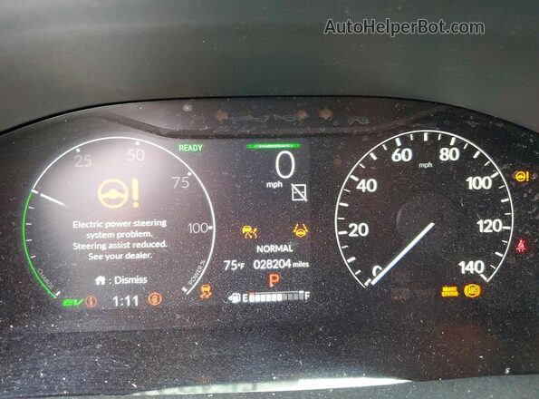 7FARS5H82RE017703 2024 HONDA CR-V Silver Instrument cluster view