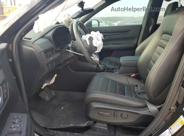 7FARS5H89SE002928 2025 HONDA CR-V Black Widok wnętrza z przodu