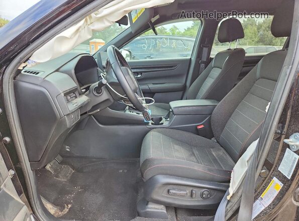 7FARS6H52SE046734 2025 HONDA CR-V Черный Вид салона спереди