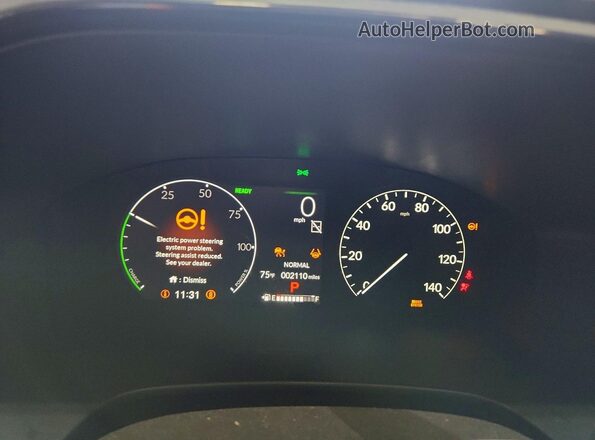 7FARS6H53TE130031 2026 HONDA CR-V Gray ხელსაწყოთა პანელის ხედი
