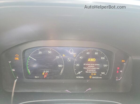 7FARS6H80TE071708 2026 HONDA CR-V Black Instrument cluster view