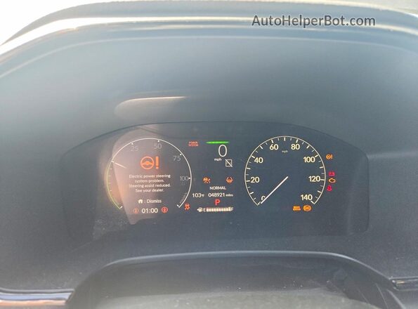 7FARS6H81RE034756 2024 HONDA CR-V Угольный Вид щитка приборов
