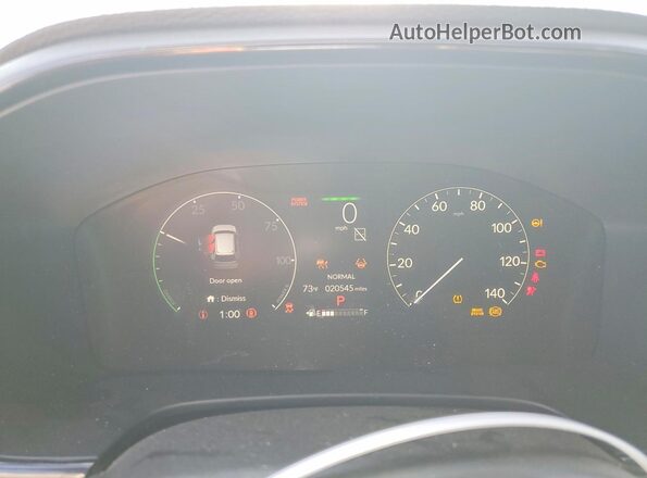 7FARS6H88SE034341 2025 HONDA CR-V Gray Սարքավորումների վահանակի տեսք