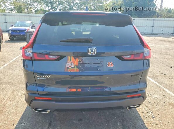 7FARS6H89SE080566 2025 HONDA CR-V Blue Rear view