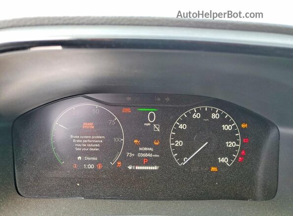 7FARS6H91PE000063 2023 HONDA CR-V Blue Vista del cuadro de instrumentos