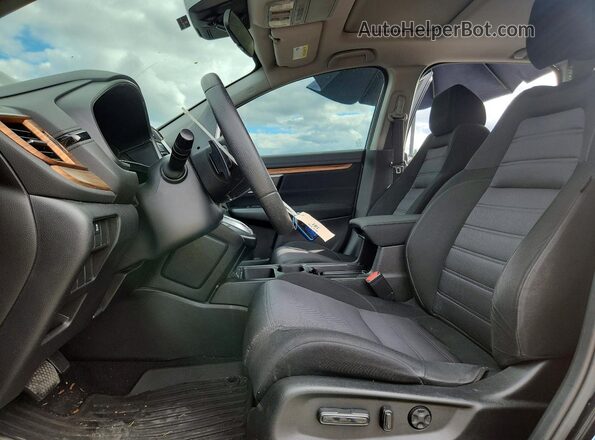 7FART6H55ME018541 2021 HONDA CR-V Black წინა სალონის ხედი