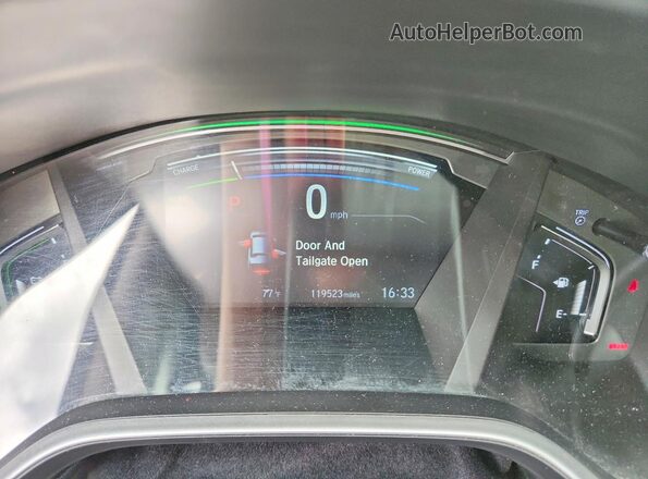 7FART6H55ME018541 2021 HONDA CR-V Black ხელსაწყოთა პანელის ხედი