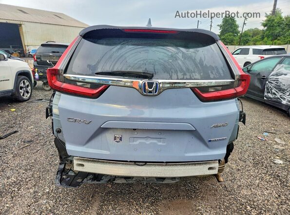 7FART6H86LE011591 2020 HONDA CR-V Blue Вид ззаду