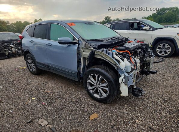 7FART6H86LE011591 2020 HONDA CR-V Blue Передня права чверть