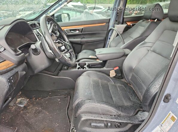 7FART6H86LE011591 2020 HONDA CR-V Blue Вид салону спереду