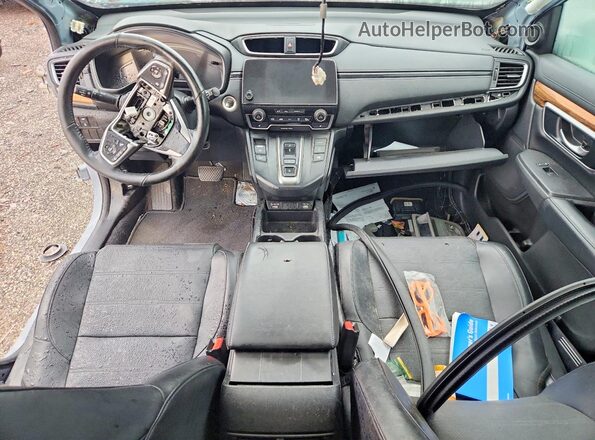 7FART6H86LE011591 2020 HONDA CR-V Blue Вид панелі приладів