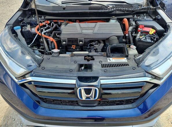 7FART6H86ME004903 2021 HONDA CR-V Blue Շարժիչի բաժամունքի տեսք