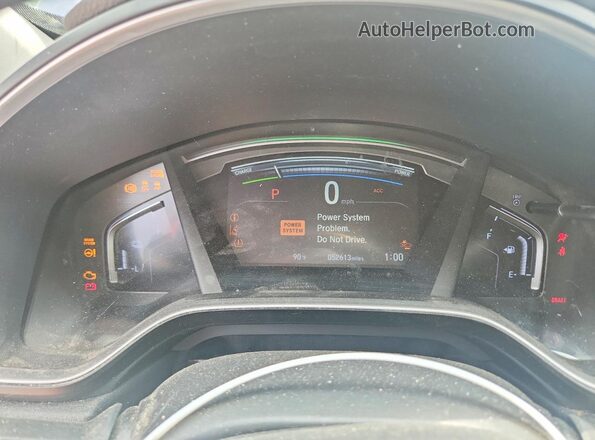 7FART6H86ME004903 2021 HONDA CR-V Blue Սարքավորումների վահանակի տեսք