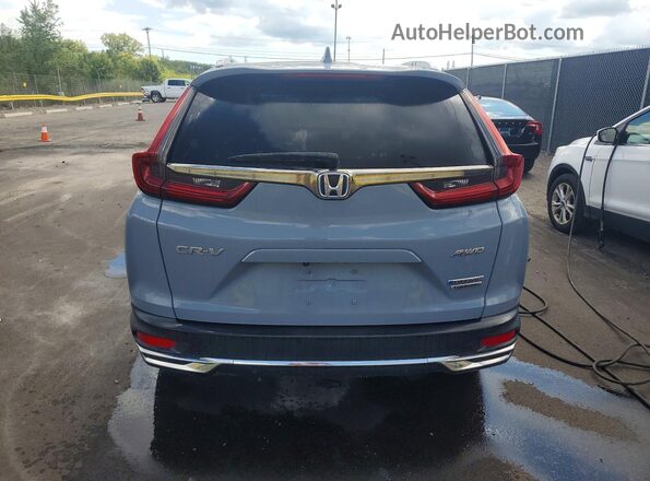7FART6H92ME002848 2021 HONDA CR-V Blue Հետևի տեսք