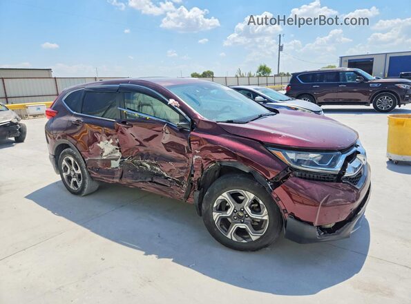7FARW1H51HE020948 2017 HONDA CR-V Maroon Delantero derecho
