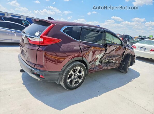 7FARW1H51HE020948 2017 HONDA CR-V Maroon Trasero derecho