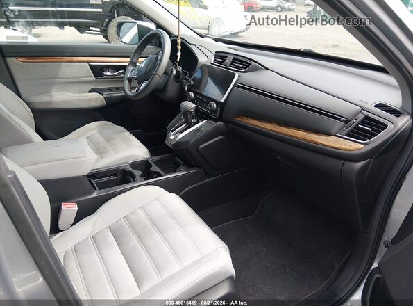 7FARW1H5XKE018641 2019 HONDA CR-V Silver Front interior view