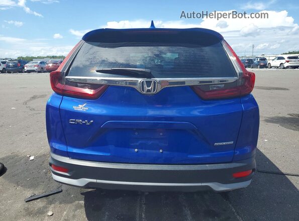 7FARW1H75ME023895 2021 HONDA CR-V Blue Вид ззаду