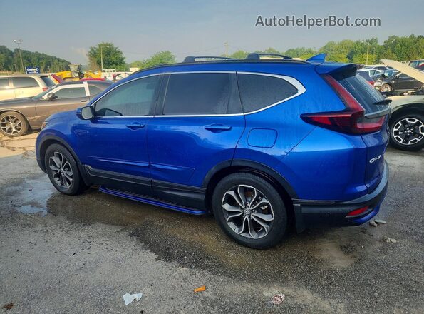 7FARW1H82NE011830 2022 HONDA CR-V Blue Задня ліва чверть