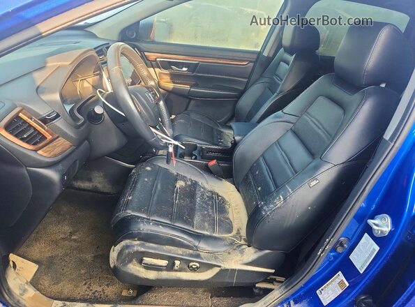 7FARW1H82NE011830 2022 HONDA CR-V Blue Вид салону спереду