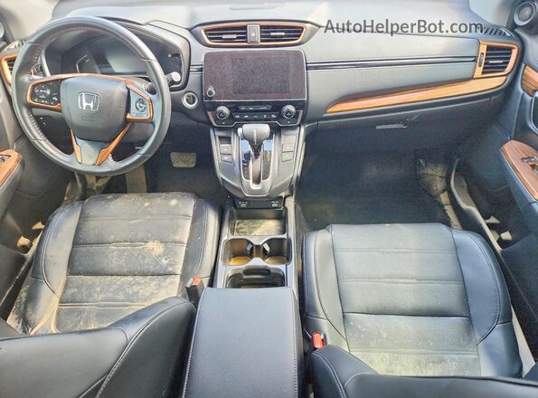 7FARW1H82NE011830 2022 HONDA CR-V Blue Вид панелі приладів