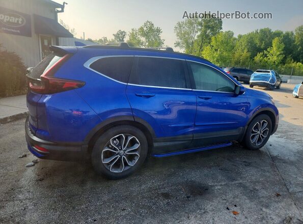 7FARW1H82NE011830 2022 HONDA CR-V Blue Задня права чверть