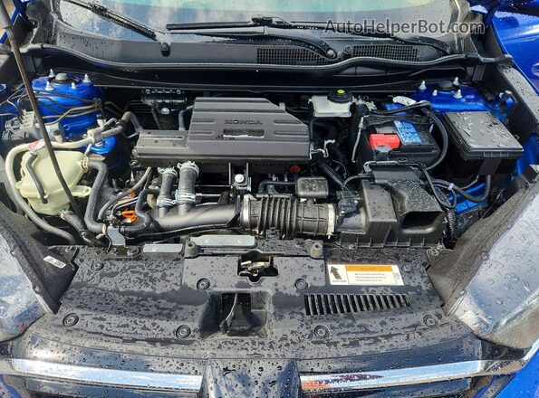 7FARW1H82NE011830 2022 HONDA CR-V Blue Вид підкапотного простору