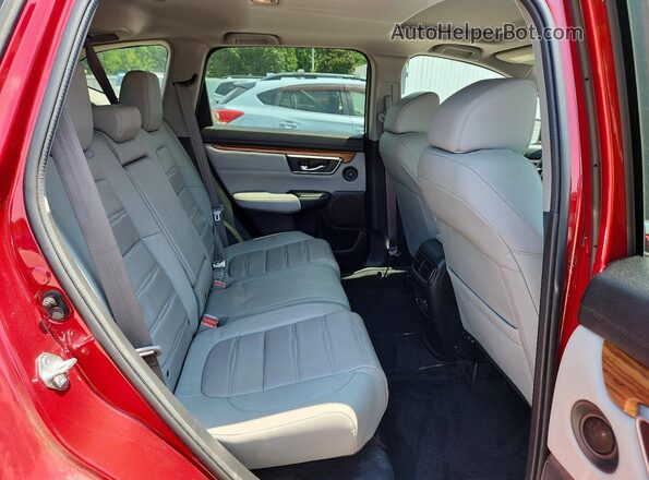 7FARW1H85ME008449 2021 HONDA CR-V Burgundy Vista de los asientos traseros