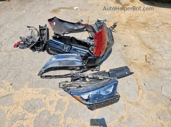 7FARW1H85ME008449 2021 HONDA CR-V Burgundy Vista del compartimento del motor