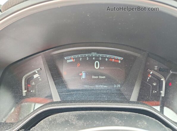 7FARW1H87KE037786 2019 HONDA CR-V Серебряный Вид щитка приборов