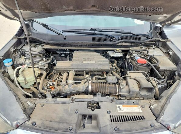 7FARW1H87KE037786 2019 HONDA CR-V Серебряный Вид задней части салона