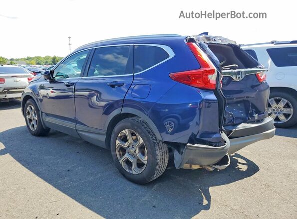 7FARW1H8XJE019068 2018 HONDA CR-V Blue Հետևի ձախ