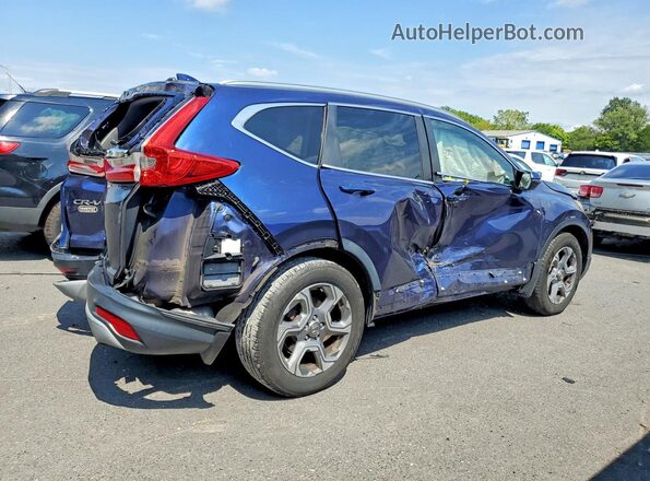 7FARW1H8XJE019068 2018 HONDA CR-V Blue Հետևի աջ