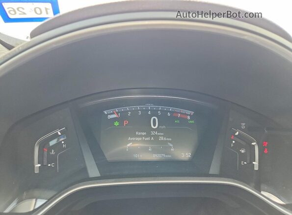 7FARW1H93LE011468 2020 HONDA CR-V Blue Սարքավորումների վահանակի տեսք