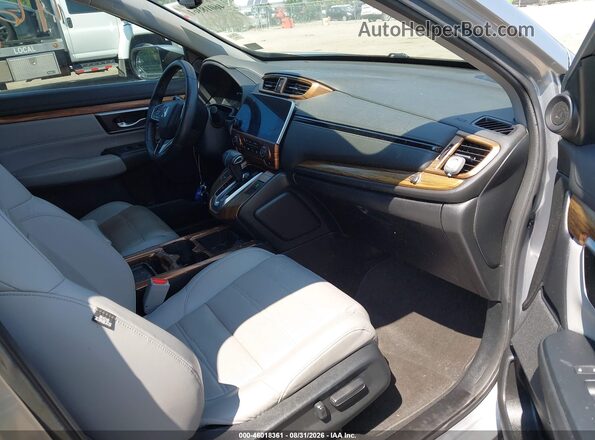 7FARW1H99JE021001 2018 HONDA CR-V Silver Widok wnętrza z przodu